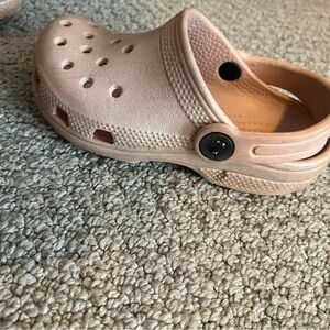 Pink crocs size 10